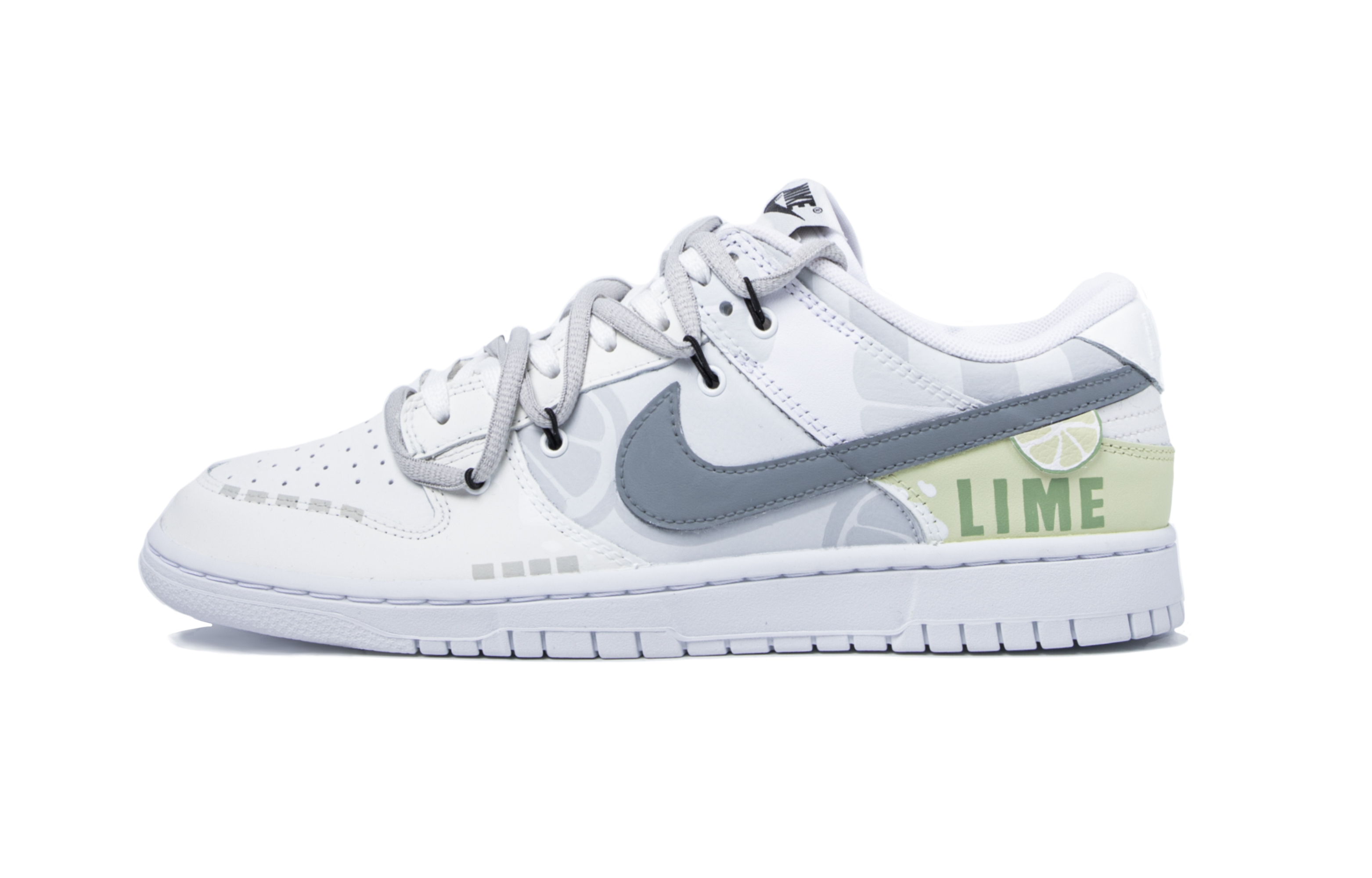 Buy 나이키 덩크 로우 '라임 스프링 오더' (커스텀) DH9765-100(TeamM-女款青柠春日序S-BOX)