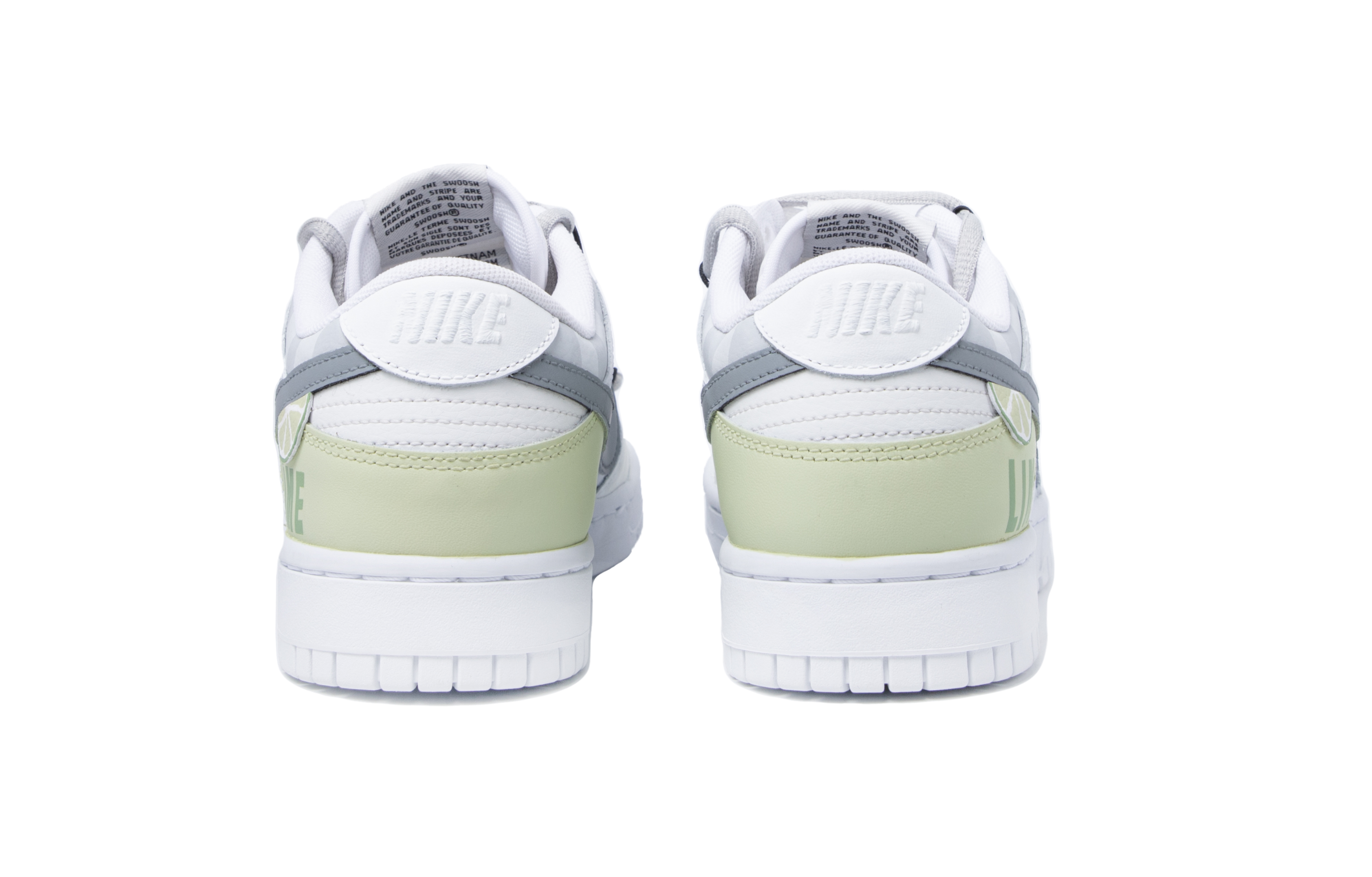 Shop 나이키 덩크 로우 '라임 스프링 오더' (커스텀) DH9765-100(TeamM-女款青柠春日序S-BOX)