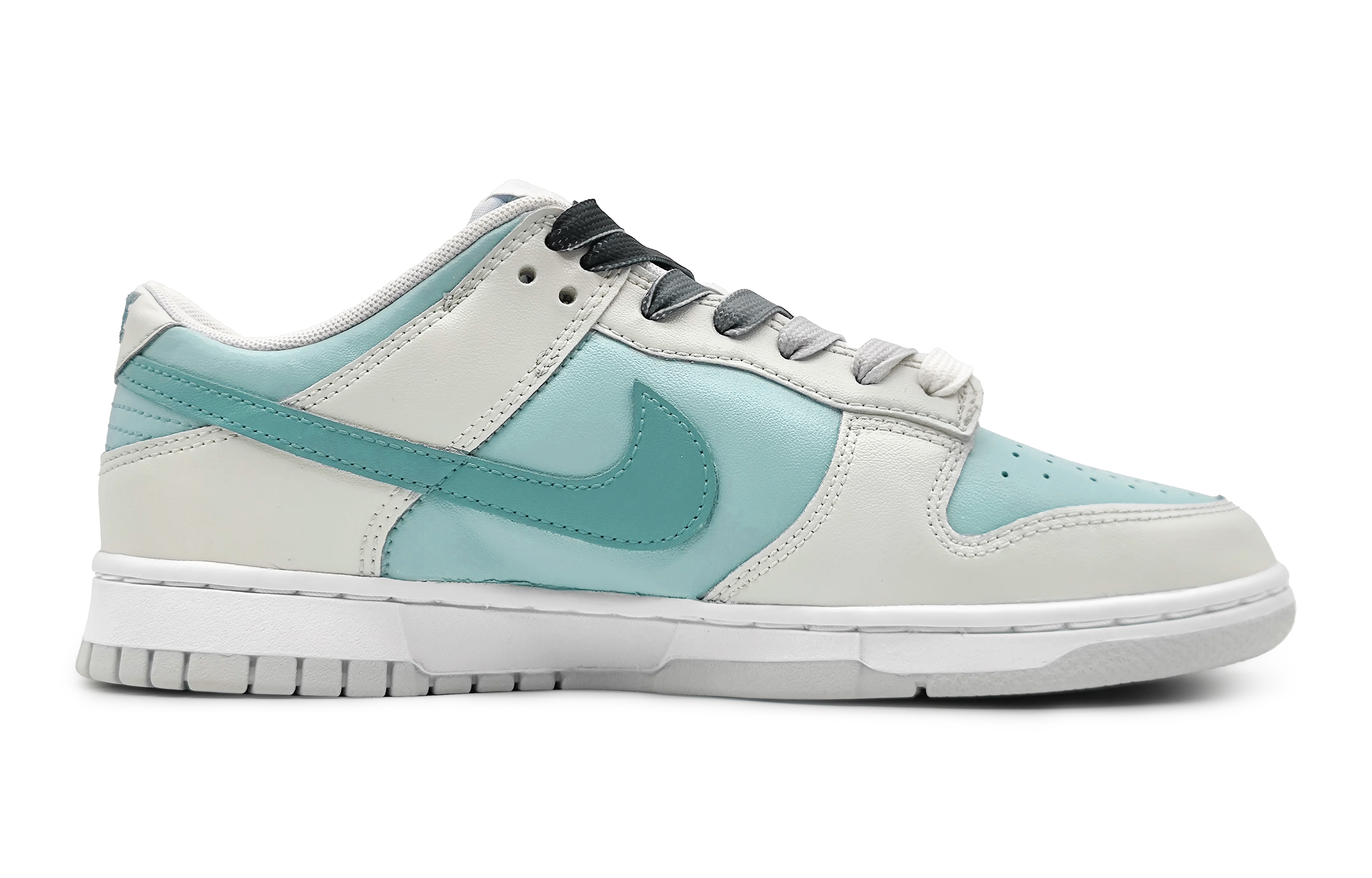 Order 【訂製球鞋】 Nike Dunk Low 朦朧香草 青檸初夏 簡約小清新 雙勾 低筒 板鞋 GS 藍綠