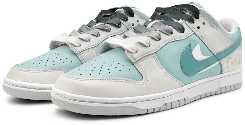 【訂製球鞋】 Nike Dunk Low 朦朧香草 青檸初夏 簡約小清新 雙勾 低筒 板鞋 GS 藍綠 Lookbook 【訂製球鞋】 Nike Dunk Low 朦朧香草 青檸初夏 簡約小清新 雙勾 低筒 板鞋 GS 藍綠