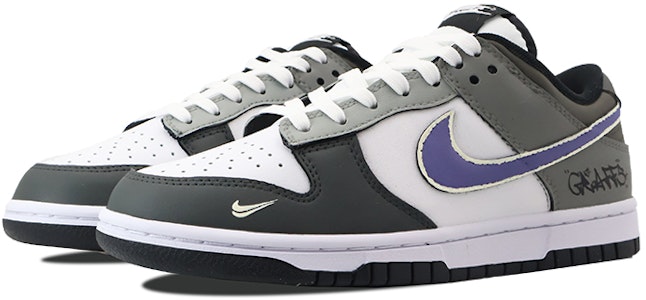 【定制球鞋】 Nike Dunk Low 靈域 潮流 高街 龐克 復古機能 簡約 塗鴉 百搭 低幫 板鞋 GS 紫色 Lookbook 【定制球鞋】 Nike Dunk Low 靈域 潮流 高街 龐克 復古機能 簡約 塗鴉 百搭 低幫 板鞋 GS 紫色