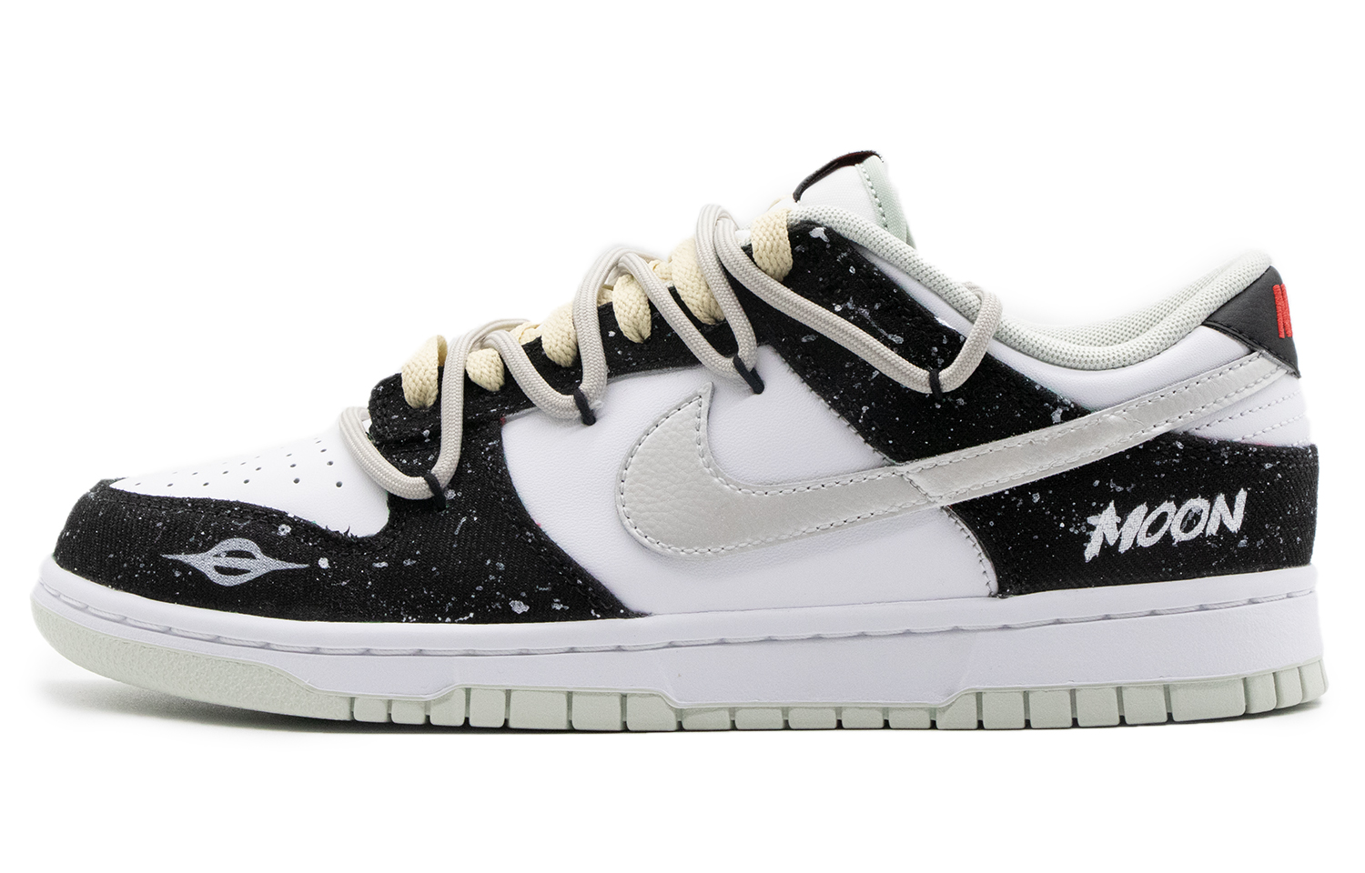 Buy [Kasual Kasut] Nike Dunk Rendah 'Cecair Perak Panda' dv0827-100(Team57-男款星辰)