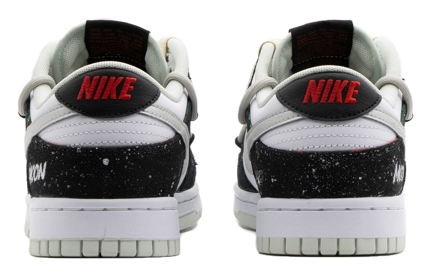 Shop [Kasual Kasut] Nike Dunk Rendah 'Cecair Perak Panda' dv0827-100(Team57-男款星辰)