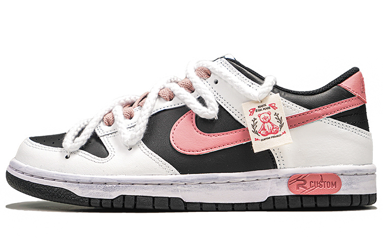 Buy [Kasut Custom] Nike Dunk Low 'Little Bear Sweetheart Hitam Merah Jambu' FD1232-001(Team27-GS款黑粉小熊)