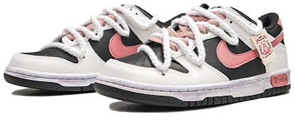 나이키 덩크 로우 '리틀베어 블랙핑크' (커스텀) FD1232-001(Team27-GS款黑粉小熊) Lookbook 나이키 덩크 로우 '리틀베어 블랙핑크' (커스텀) FD1232-001(Team27-GS款黑粉小熊)