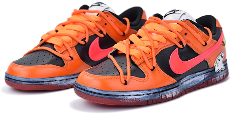 【訂製球鞋】Nike Dunk Low 小南瓜 萬聖節 街頭風防滑耐磨 低筒 滑板鞋 男女同款 橙粉 Lookbook 【訂製球鞋】Nike Dunk Low 小南瓜 萬聖節 街頭風防滑耐磨 低筒 滑板鞋 男女同款 橙粉