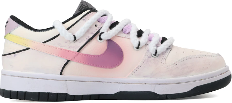 【定制球鞋】 Nike Dunk Low 琉璃 潮流 高街 多巴胺 漸變 簡約 塗鴉 百搭 低幫 板鞋 GS 紫色 Order 【定制球鞋】 Nike Dunk Low 琉璃 潮流 高街 多巴胺 漸變 簡約 塗鴉 百搭 低幫 板鞋 GS 紫色