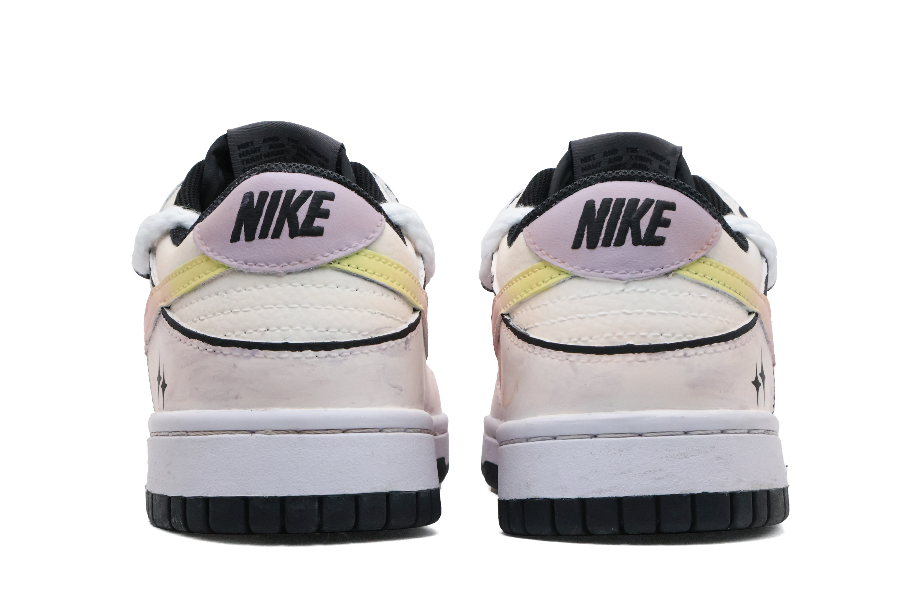 Shop 【定制球鞋】 Nike Dunk Low 琉璃 潮流 高街 多巴胺 漸變 簡約 塗鴉 百搭 低幫 板鞋 GS 紫色