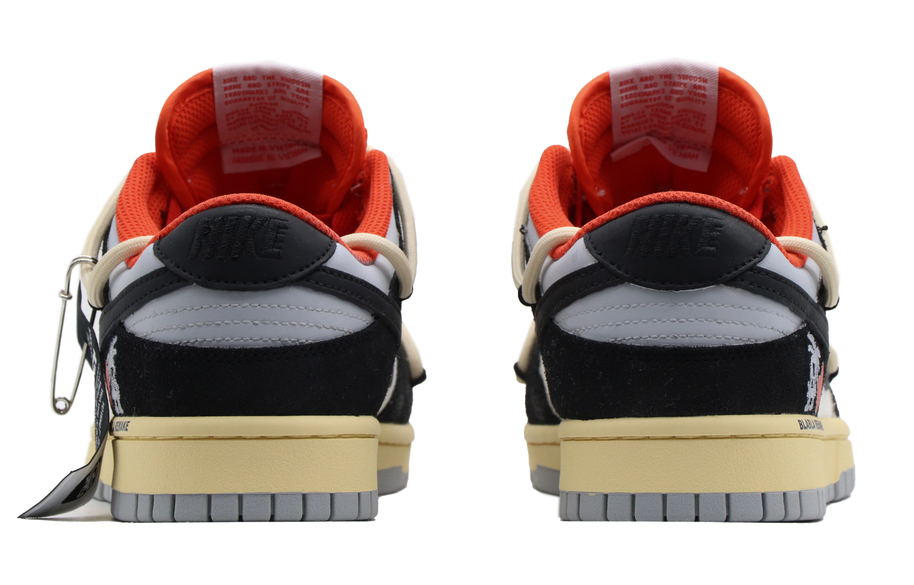 [Custom Shoes] Nike Dunk Low 'Los Angeles BBL Black Red' 圖 4