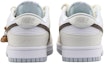 Shop 【定制球鞋】Nike Dunk Low 紙落雲煙 戶外穿搭 中國風 復古做舊 藕花 麻繩 低幫 板鞋 男款 米灰白