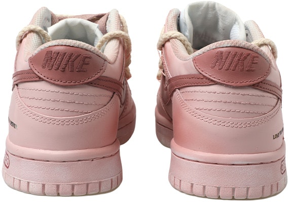 【訂製球鞋】Nike Dunk Low OKHR 浸染 漸變 愛心 LOVE 情侶 1314 解構鞋帶 低幫 板鞋 GS 粉色 Purchase 【訂製球鞋】Nike Dunk Low OKHR 浸染 漸變 愛心 LOVE 情侶 1314 解構鞋帶 低幫 板鞋 GS 粉色
