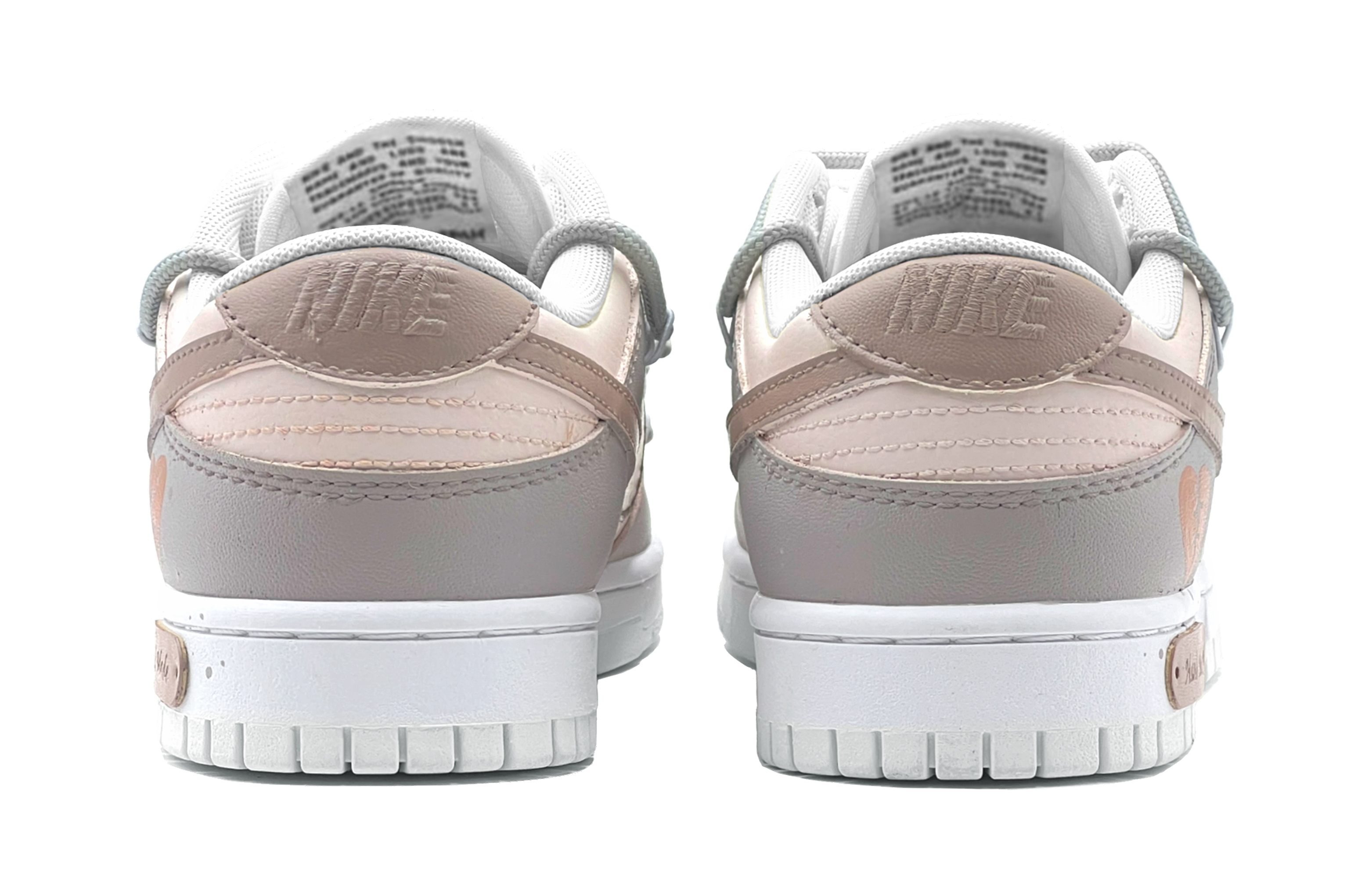 Shop [Shoes Custom] Nike Dunk Low 'Cinta Morandi Abu-abu Pink' DJ6188-101(TeamS-爱心灰粉莫兰迪男)