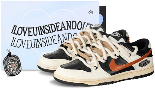 【客製化球鞋】Nike Dunk Low 幸運反轉 塗鴉 麻繩 解構 復古風格 戶外 小眾 百搭 低筒 板鞋 男款 黑白 Buy 【客製化球鞋】Nike Dunk Low 幸運反轉 塗鴉 麻繩 解構 復古風格 戶外 小眾 百搭 低筒 板鞋 男款 黑白