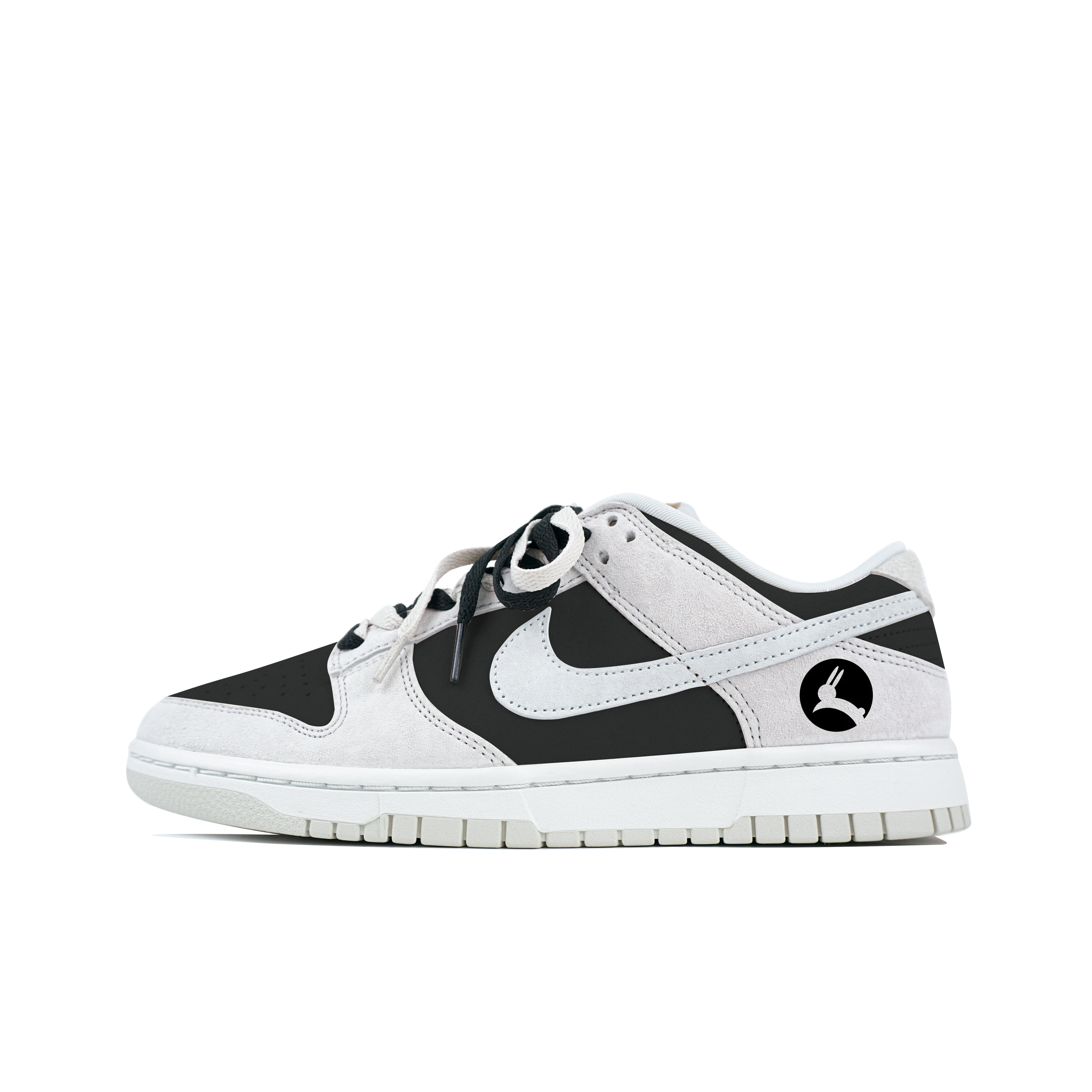 Buy [Kasut Tersuai] Nike Dunk Low 'Tahun Baru Cina Hitam Putih' DD8338-001(Team陆-黑白剪影QD)