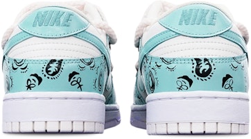 【定制球鞋】Nike Dunk Low (GS) 馬卡龍腰果花 Vibe風 解構雙鞋帶 特殊鞋盒 低幫 復古板鞋 粉綠白 Shop 【定制球鞋】Nike Dunk Low (GS) 馬卡龍腰果花 Vibe風 解構雙鞋帶 特殊鞋盒 低幫 復古板鞋 粉綠白