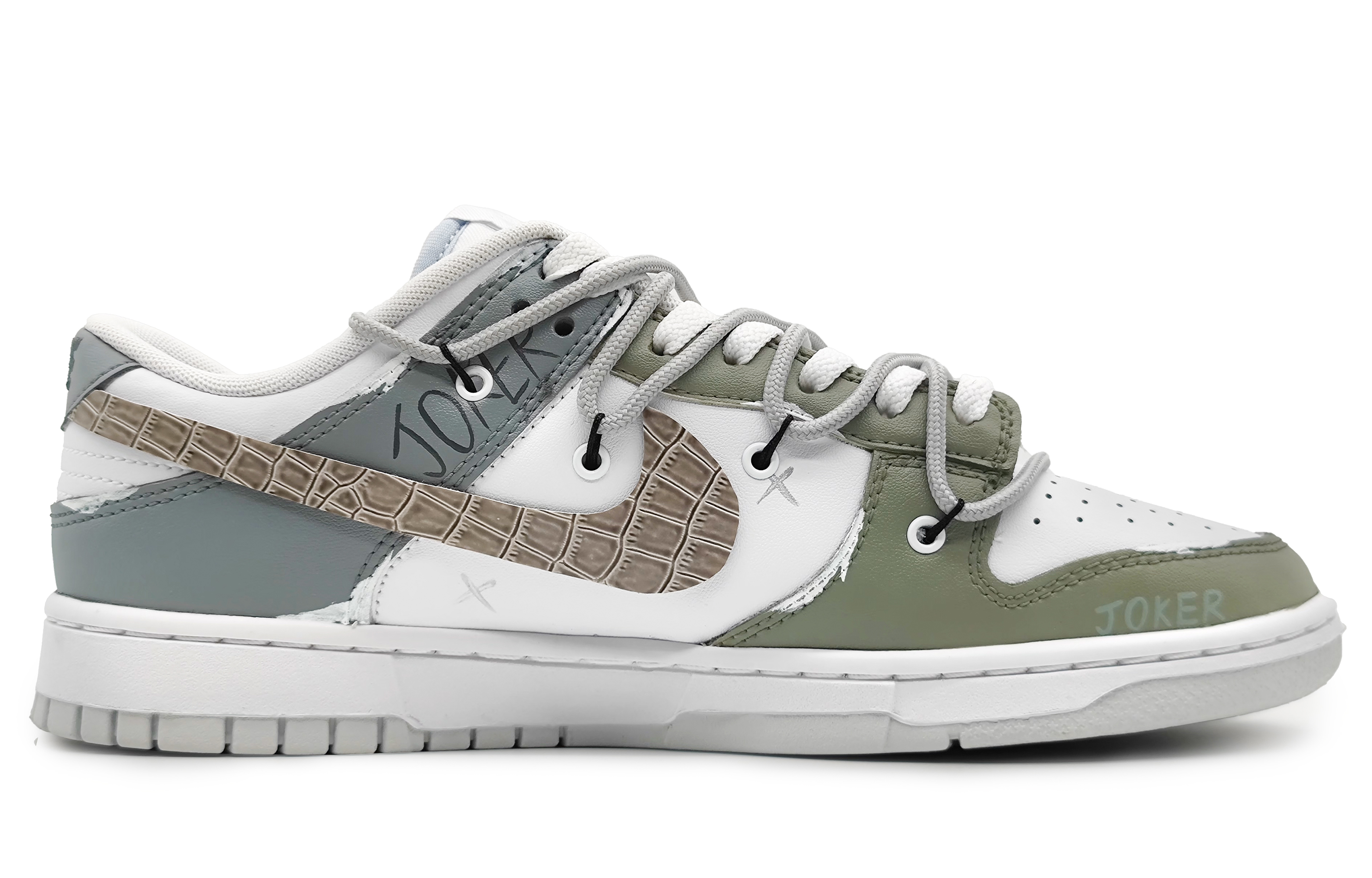 Order [Zapatos Personalizados] Nike Dunk Low 'Joker Espacial Mágico de Póker' DV0831-101(Team16-男款魔术空间蓝绿)