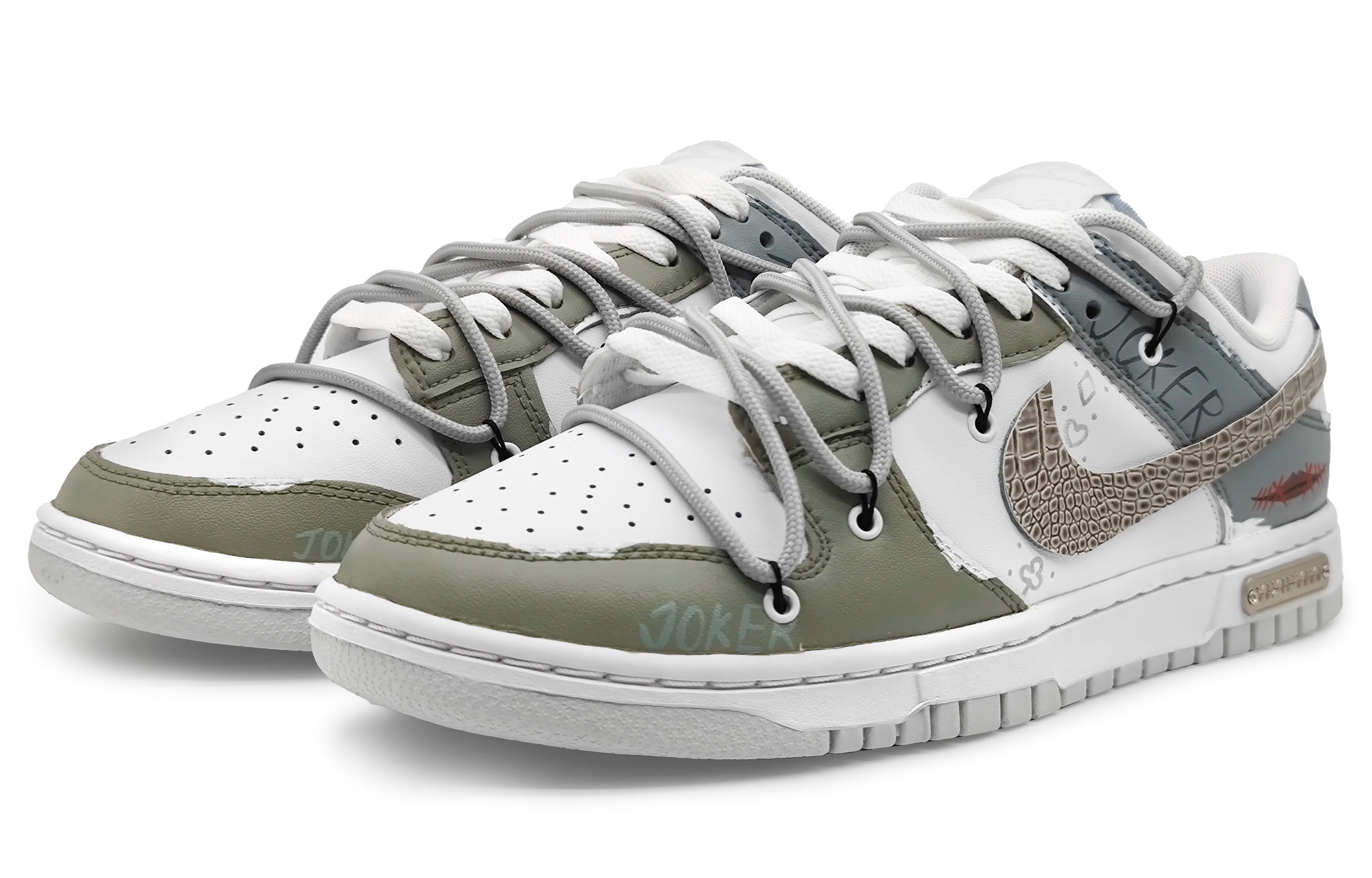 Lookbook [Zapatos Personalizados] Nike Dunk Low 'Joker Espacial Mágico de Póker' DV0831-101(Team16-男款魔术空间蓝绿)