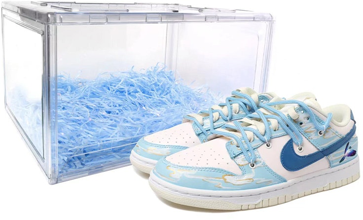 custom-shoes-nike-dunk-low-magpie-golden-clouds-deconstructed-laces