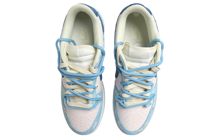 Purchase [Sepatu Kustom] Nike Dunk Low 'Magpie Awan Emas Tali Dekonstruksi' DJ6188-100(Team拾玖-祥云喜鹊蓝男S-BOX)