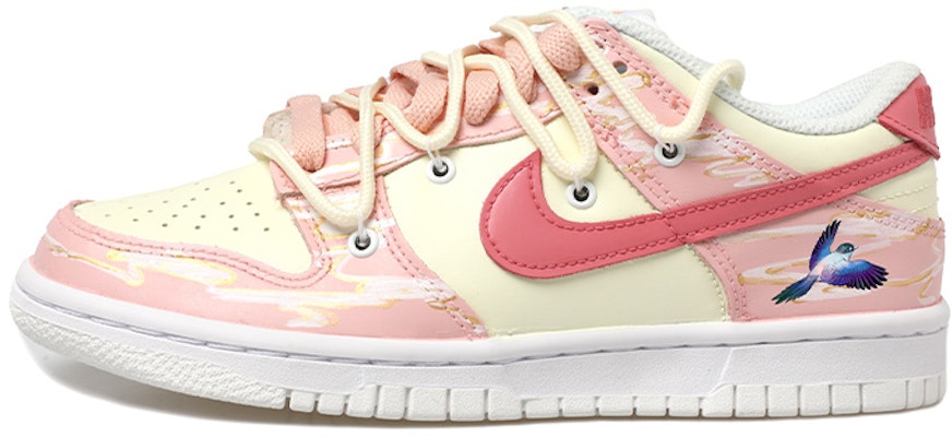 나이키 덩크 로우 '핑크 골드 구름' (커스텀) DH9765-100(Team拾玖-祥云喜鹊粉女S-BOX) Buy 나이키 덩크 로우 '핑크 골드 구름' (커스텀) DH9765-100(Team拾玖-祥云喜鹊粉女S-BOX)