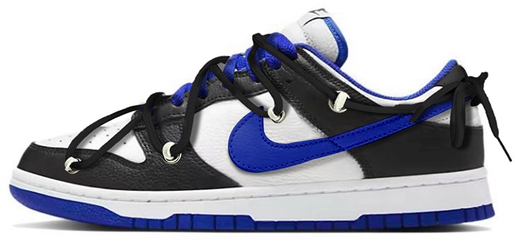 custom-shoes-nike-dunk-low-mario-retro-black-white-blue