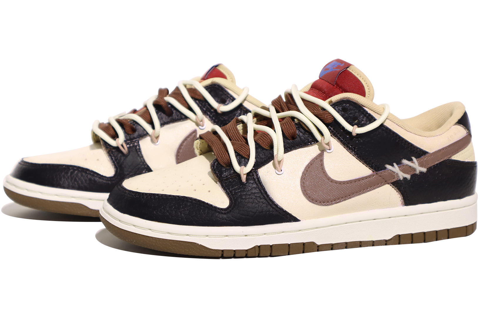 Lookbook [定制鞋款] 耐克 Dunk Low '火星石' DR9704-200(TeamX-摩卡麻绳）