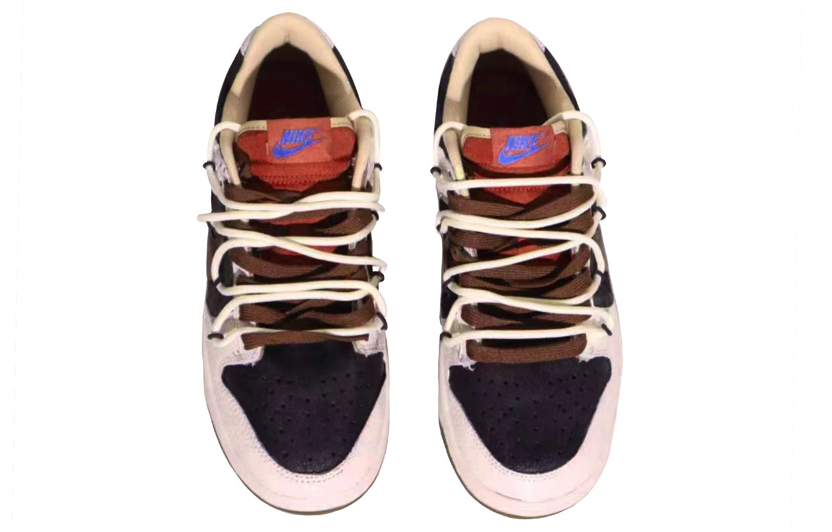 Shop 나이키 덩크 로우 '화성석 살구 나뭇가지' (커스텀) DR9704-200-444235