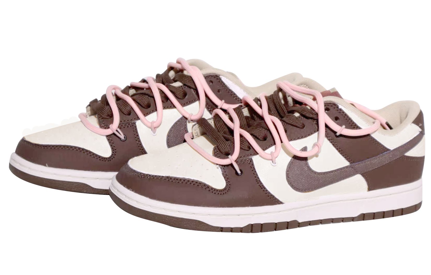 Lookbook 나이키 덩크 로우 '화성석 갈색'(커스텀) DR9704-200(TeamX-日晒乔木Dunk男)