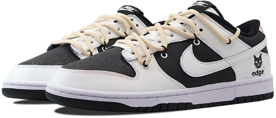 나이키 덩크 로우 '마스크드 캣'(커스텀) DD1391-100(Team53-男款猫系面具) Lookbook 나이키 덩크 로우 '마스크드 캣'(커스텀) DD1391-100(Team53-男款猫系面具)