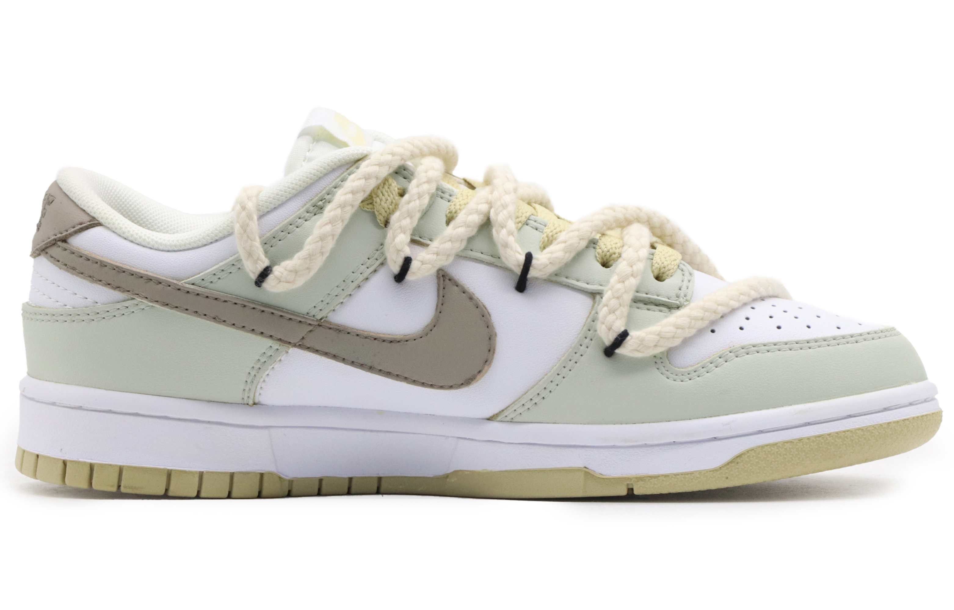 Order 【カスタムシューズ】ナイキ ダンク ロー「抹茶菩提」 DV0833-100(Team57-男款抹茶菩提)