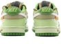 Shop 【定製球鞋】 Nike Dunk Low 解構鞋帶 復古做舊 抹茶拉花 皮牌 低幫 板鞋 GS 抹茶綠
