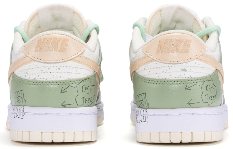 Purchase [Kasut Custom] Nike Dunk Low 'Lace Custom Matcha Latte' DJ6188-100(TeamR-男款抹茶拿铁白绿)