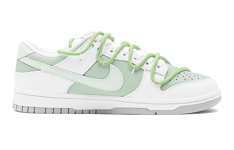 Order [Kasut Custom] Nike Dunk Low 'Hijau Matcha Milk' DV0831-101(TeamS-薄荷奶绿男S-BOX)