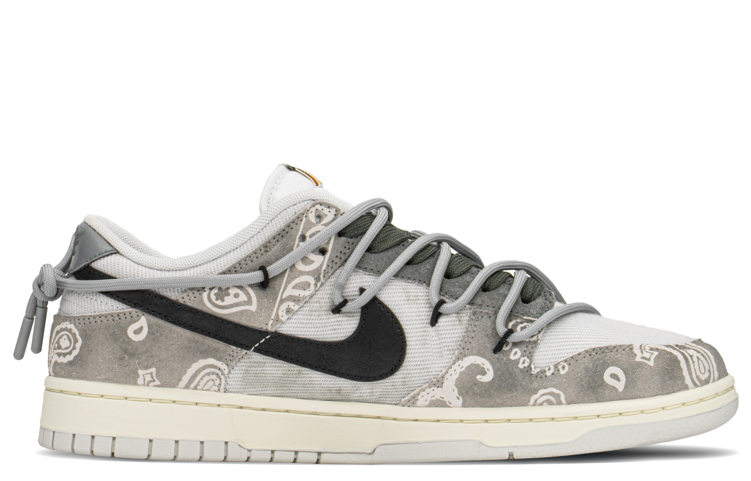 Order [Custom Shoes] Nike Dunk Low 'Matcha Paisley Green-Grey'