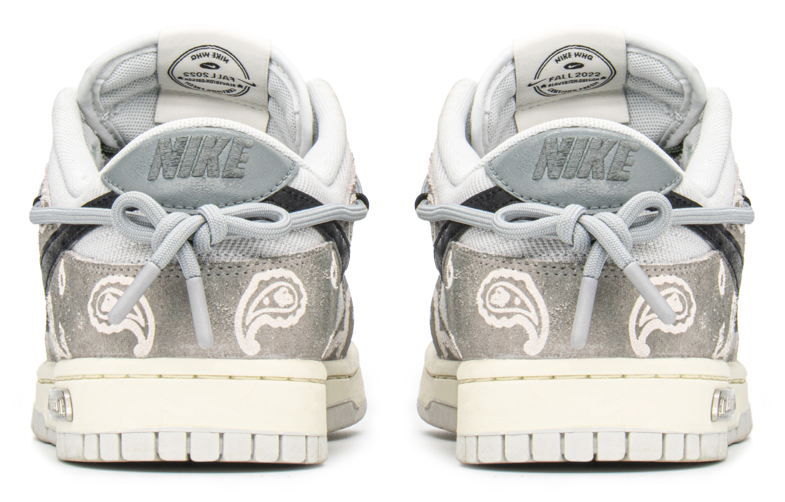 Shop [Custom Shoes] Nike Dunk Low 'Matcha Paisley Green-Grey'