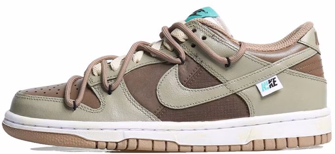 custom-shoes-nike-dunk-low-matcha-waffle