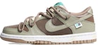 Buy 【定製球鞋】 Nike Dunk Low Split 輕定製系列 抹茶威化 復古 解構 休閒 低筒 板鞋 GS 摩卡綠