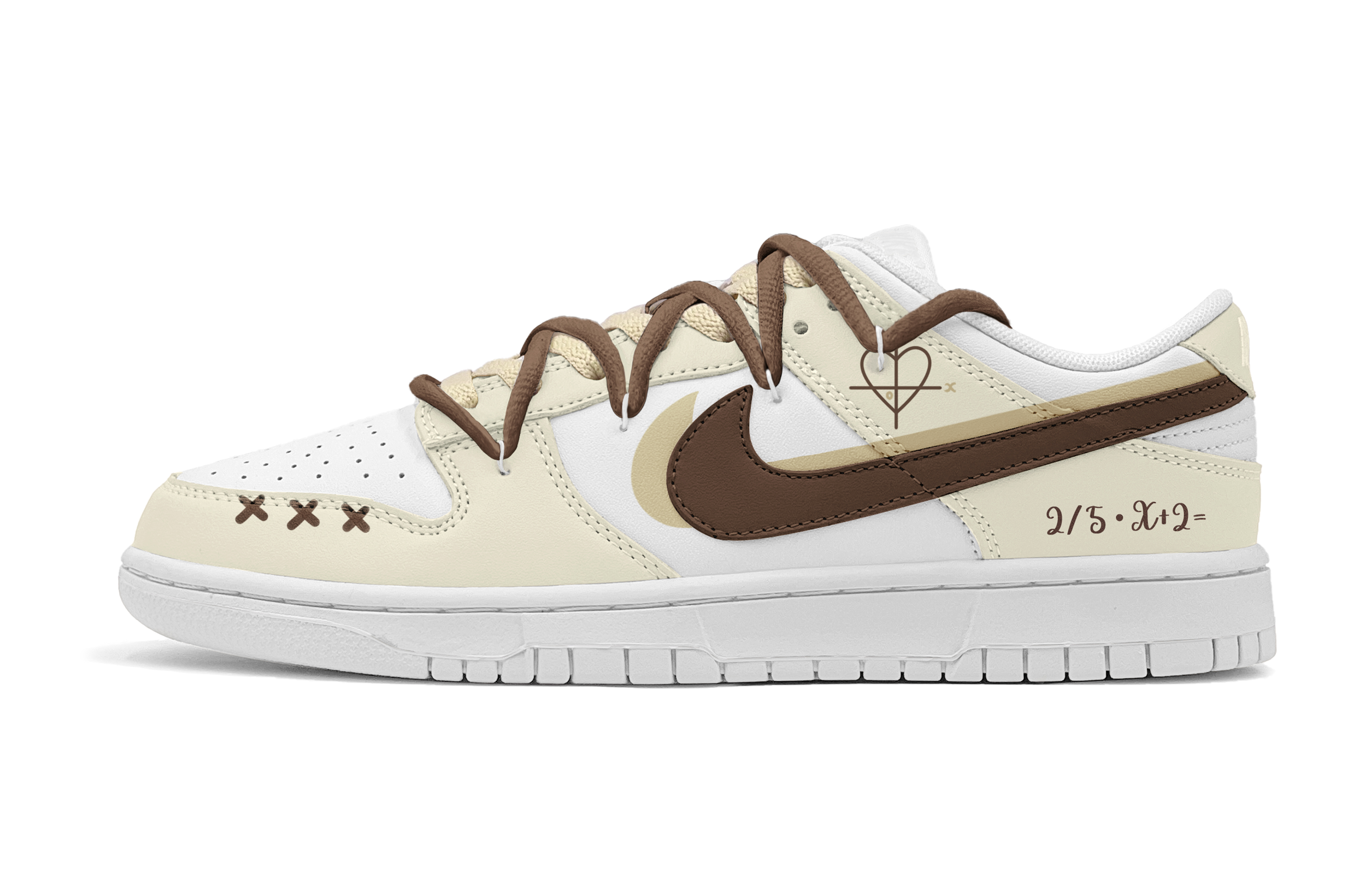 Buy [定制鞋] 耐克Dunk Low '数理告白' DH9765-100(TeamS-数学告白式女S-BOX)