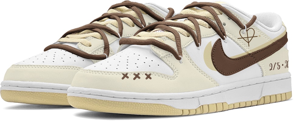 【客製化球鞋】 Nike Dunk Low “數學告白式” 限量版鞋盒 低筒 滑板鞋 男款 白黃 Lookbook 【客製化球鞋】 Nike Dunk Low “數學告白式” 限量版鞋盒 低筒 滑板鞋 男款 白黃