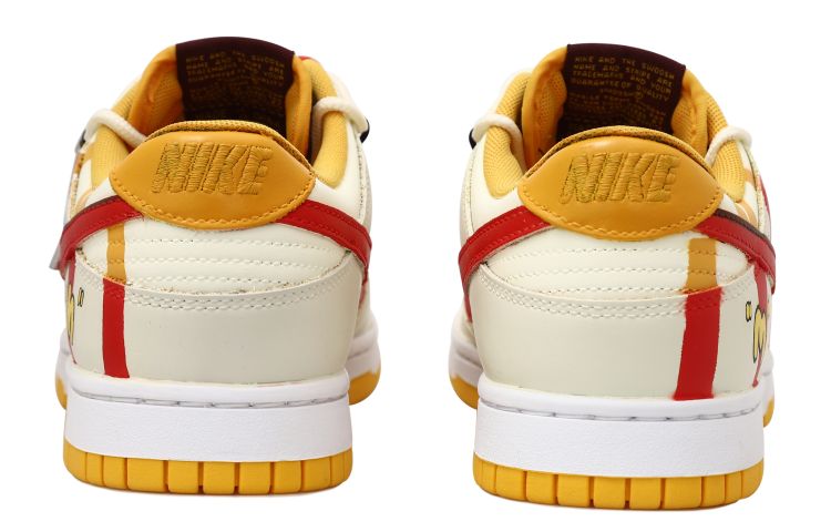 [Custom Shoes] Nike Dunk Low 'McDonald's Deconstructed Beige-Red' 圖 4