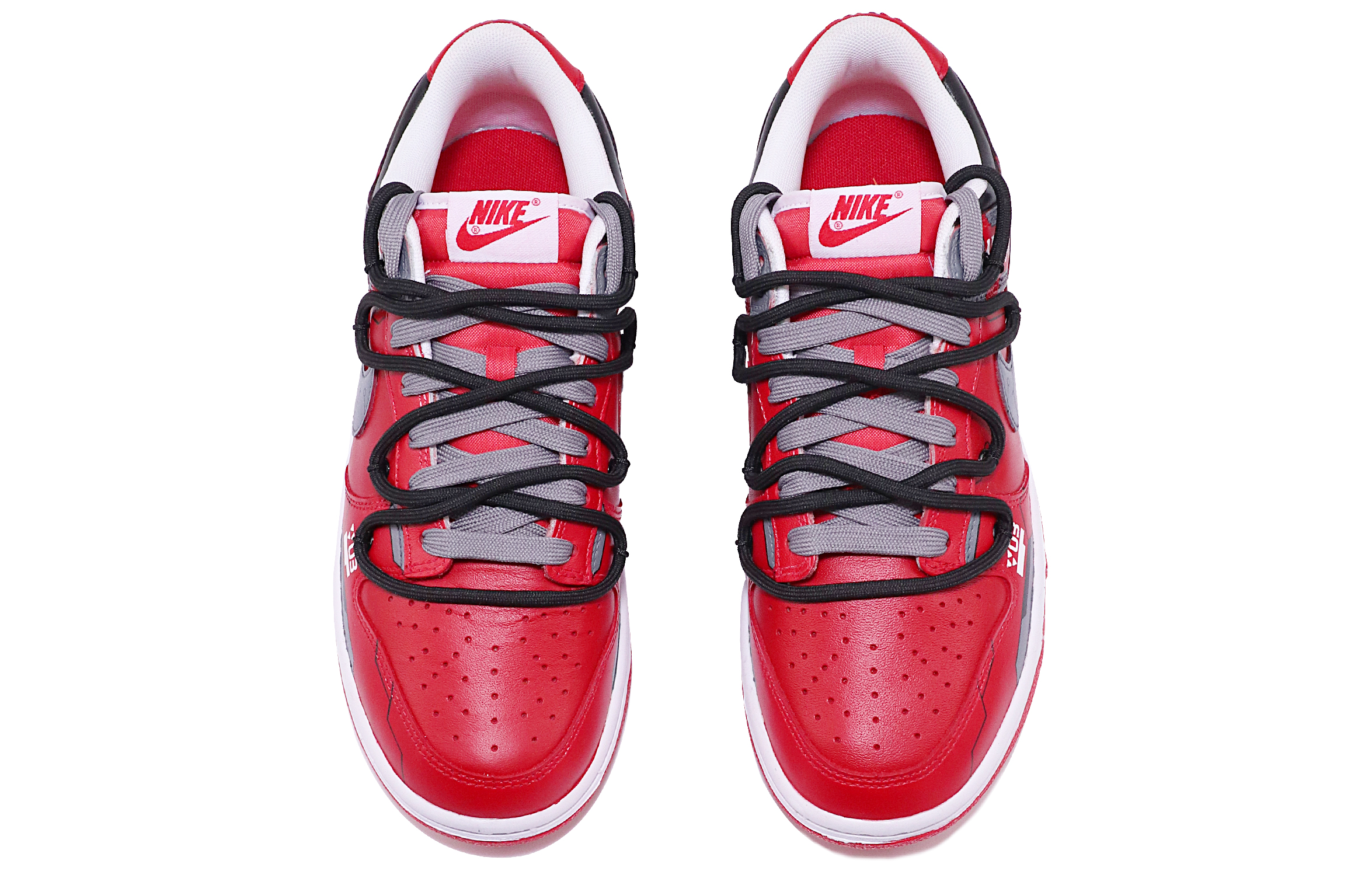 Shop [定制鞋款] 耐克 Dunk Low '机甲潮流红灰' DD1391-600(TeamTen-男款机甲红灰)