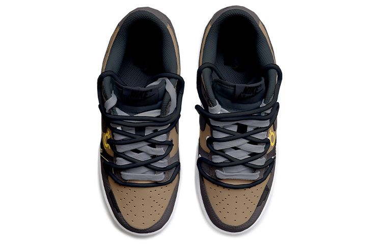 Shop 나이키 덩크 로우 '메카 워리어' (Nike Dunk Low '메카 워리어') DJ6188-002(Team拾玖-黑棕机能男S-BOX)