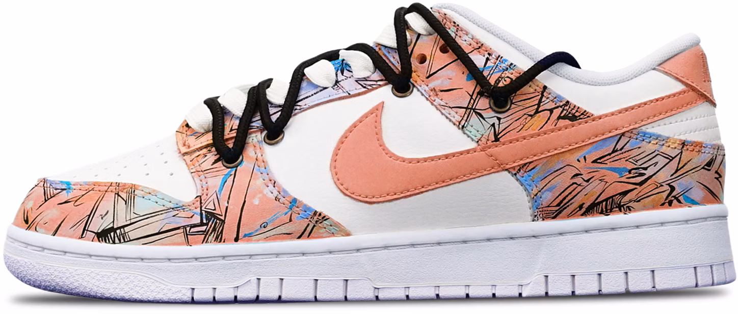 custom-shoes-nike-dunk-low-mechanical-cyberpunk-graffiti