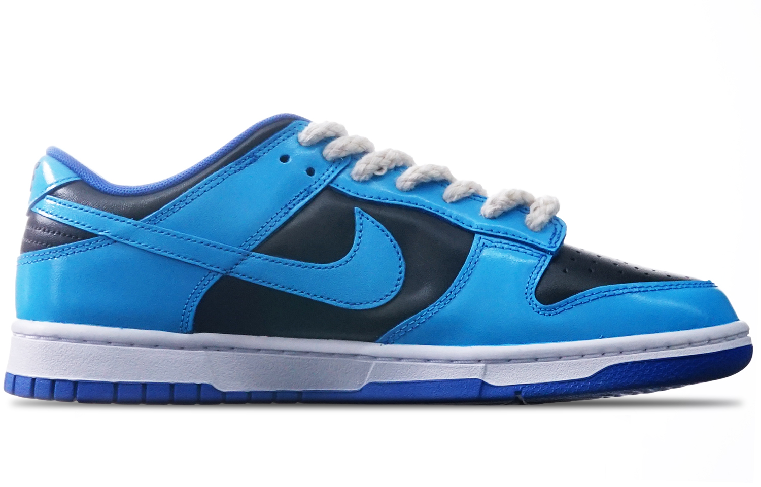 Order [Kasut Custom] Nike Dunk Low 'Mekanik NZ-666 Gundam Biru Hitam' DD1391-001(Teamone-NZ666男款)
