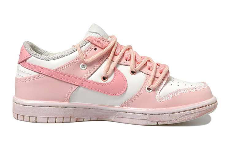 Order [Kasut Custom] Nike Dunk Low 'Melody Deconstructed Merah Jambu-Putih' DH9765-100(Team拾玖-美乐蒂女S-BOX)