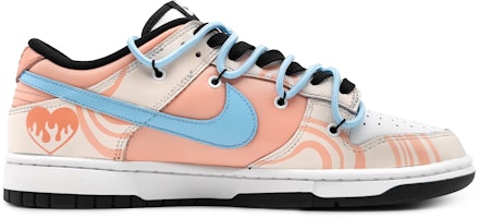 나이키 덩크 로우 '멜로디 핑크 화이트' (커스텀) CW1590-100(Team16-女款心动旋律-) Order 나이키 덩크 로우 '멜로디 핑크 화이트' (커스텀) CW1590-100(Team16-女款心动旋律-)