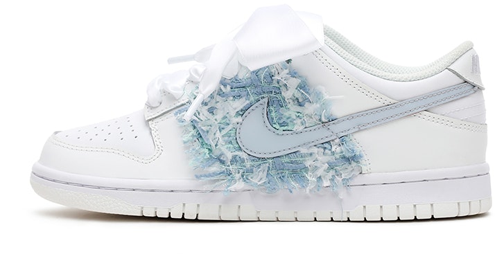 custom-shoes-nike-dunk-low-mermaid-princess-white-blue