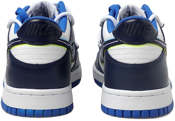 【定制球鞋】Nike Dunk Low 元宇宙主題 二次元 手繪噴繪 螢光 電池 機甲風 解構鞋帶 低幫 潮流板鞋 GS 深藍 Purchase 【定制球鞋】Nike Dunk Low 元宇宙主題 二次元 手繪噴繪 螢光 電池 機甲風 解構鞋帶 低幫 潮流板鞋 GS 深藍