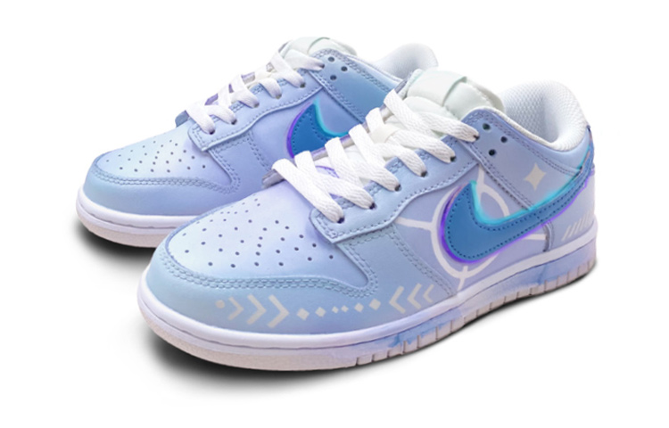Lookbook [Zapatillas Personalizadas] Nike Dunk Low 'Metaverse Vaporwave Degradado' DH9765-100(TeamS-蒸汽波)