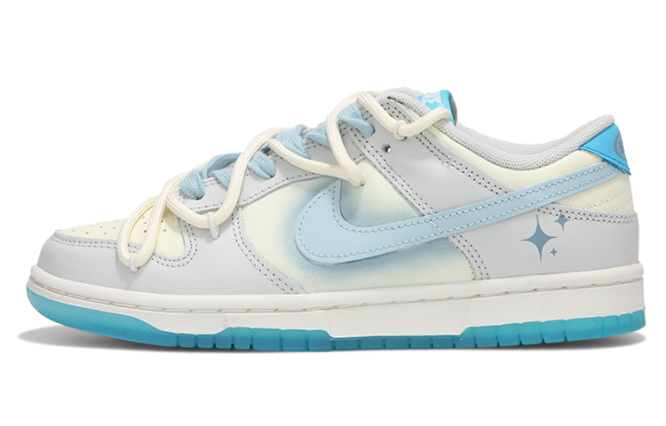 Buy [Kasut Tersuai] Nike Dunk Low 'Gradien Bintang Tengah Malam' FN3433-141(Team82-男女款午夜星芒米灰色）